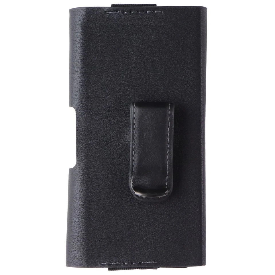 Verizon Universal Pouch Case w/ Clip for Most Medium Smartphones - Black Leather - Image 4 of 4