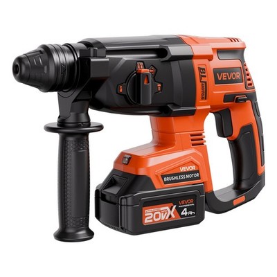 20V Brushless SDS-Plus Rotary Hammer Drill Cordless 1'' 1200RPM 4-Function Kit