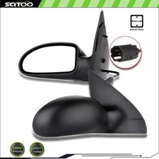 For 2000-2007 Ford Focus Left Driver Side View Power Unfold Mirror Black For 2000-2007 Ford Focus Left Driver Side View Power Unfold Mirror Black