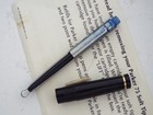 SECTION & CONVERTER PARTS FOR PARKER 75 STERLING SILVER GOLD FOUNTAIN PEN France — photo 3