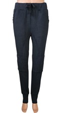 AVIATOR NATION Navy Blue Moto Jogger Sweatpants L 165