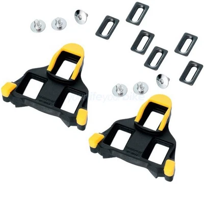 SHIMANO SM-SH11 SPD-SL PEDALPLATTEN RENNRAD ROAD RACE PEDAL CLEATS DURA ACE GELB - Bild 1 von 3