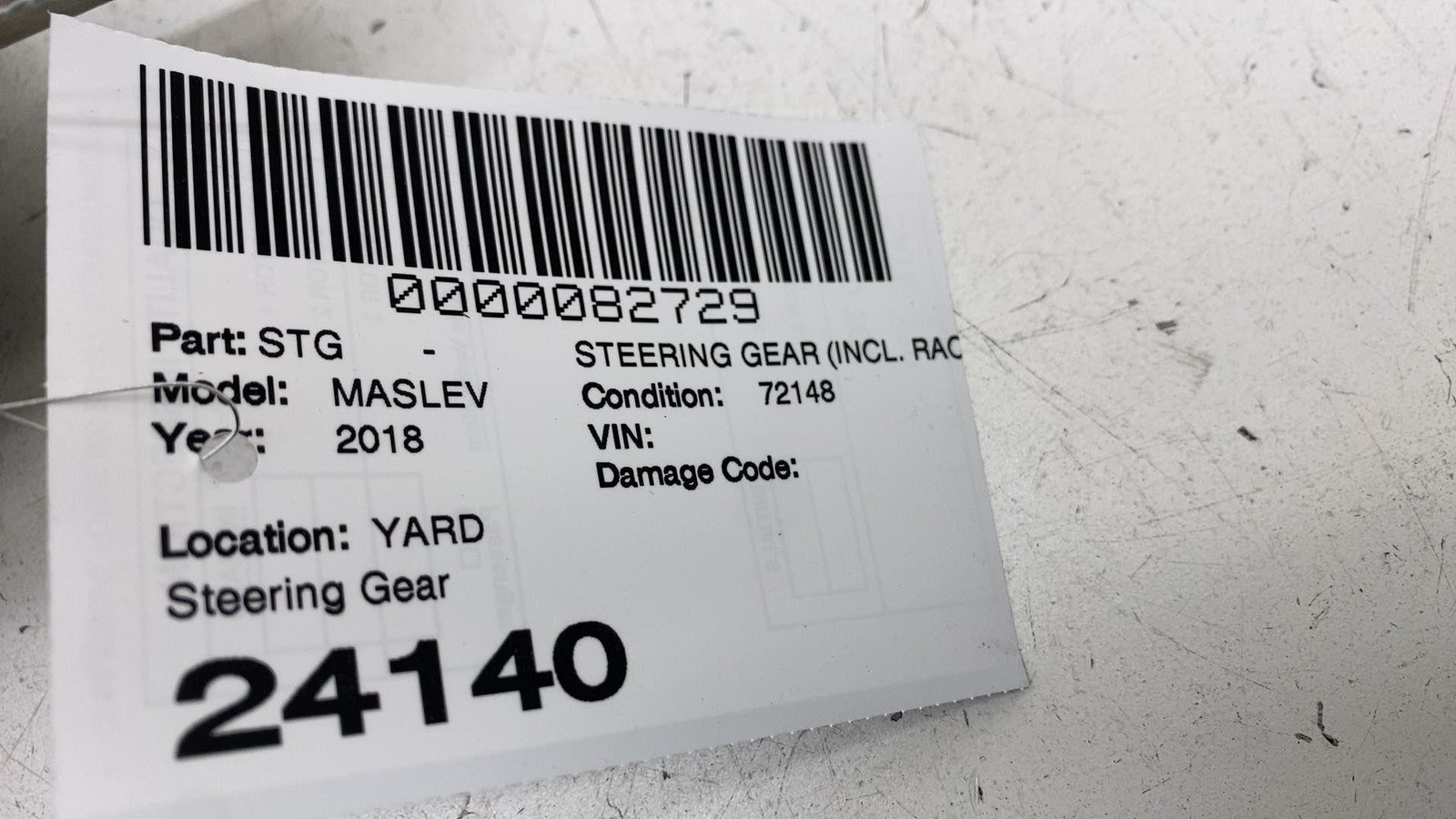 ⭕ 17-20 Maserati Levante Electric Power Steering Gear Rack & Pinion 06701056770