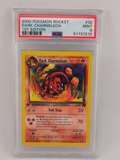 Pokemon Dark Charmeleon 32/82 Team Rocket 1st Edition PSA 9