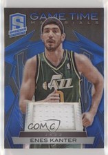 2013-14 Panini Spectra Game Time Materials 4/15 Enes Kanter #17 s6i