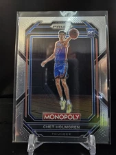 2022-23 Panini Prizm Monopoly Chet Holmgren Base RC Rookie #63 Thunder TTC496