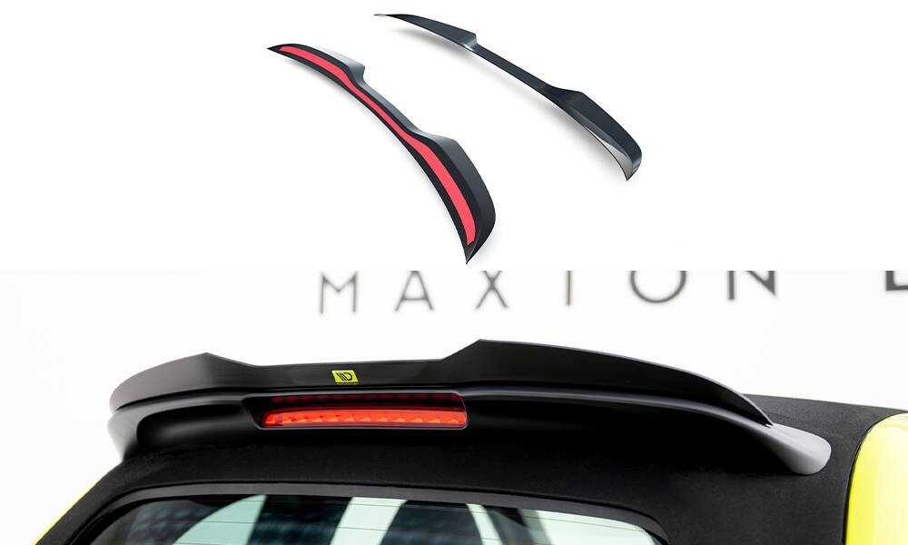 Spoiler Cap Abarth 500e Maxton extension de becquet arrière tuning sport