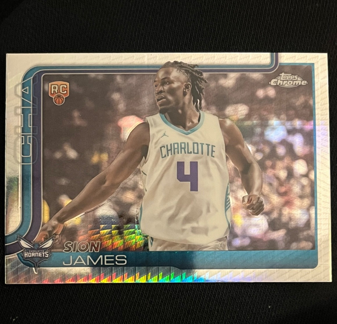 2025-26 Topps Chrome #283 Sion James Prism Refractor