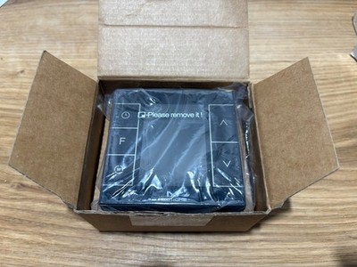 Z-WaveIntelligenter Thermostat für Wasserheizung, Schwarz, MH7H-WH