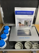 ED Shockwave Therapy Machine Muscle Pain Relief + Metal Protective Travel Case