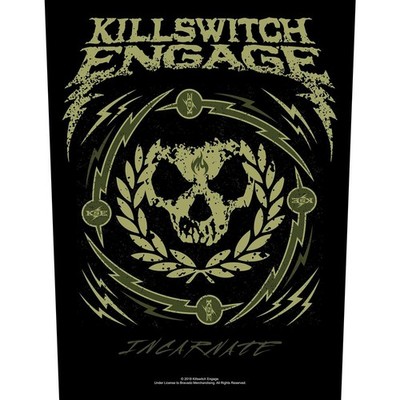 Killswitch Engage - Skull Wreath Backpatch Rückenaufnäher