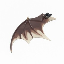 1x Lego Animal Dragon Wings 19x11 Dark Brown Transp. braun hinge 51342pb11