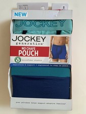 Jockey Boxer Briefs Men's S Small 28-30 3pk Chafe Proof Pouch Micro Multicolor