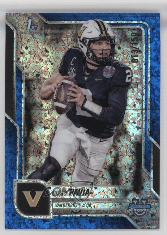 2025 Bowman U Chrome Blue Mini-Diamond Refractor 13/150 Diego Pavia #190 hu1