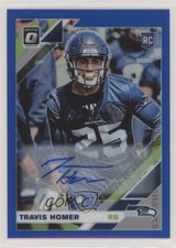 2019 Panini Donruss Optic Rookies Blue Prizm 64/75 Travis Homer #148 Auto 8k4