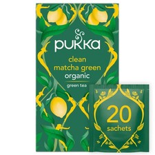 Image of Organic Clean Matcha Green Tea - Pukka Herbs - 20 bags