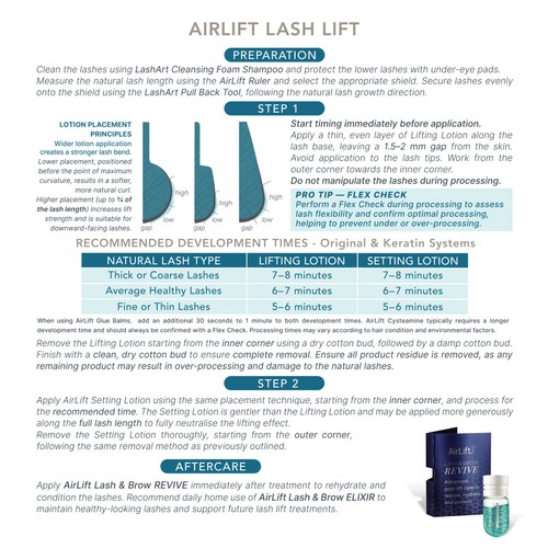 Lash Lift Shields AirLift® Combination 5 Pairs Silicone Pads Eyelash Perm Rods - Picture 6 of 8