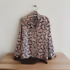 Sandro Paris Paisley Blouse Women s Size 3/La...