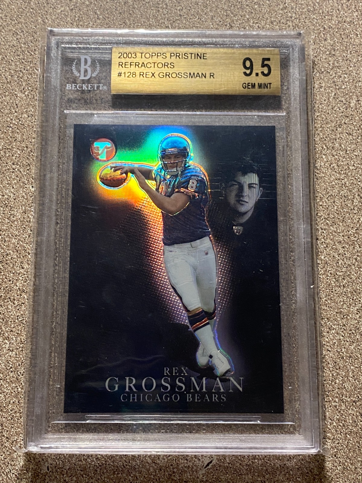 Rex Grossman Topps Pristine #128 Refractor