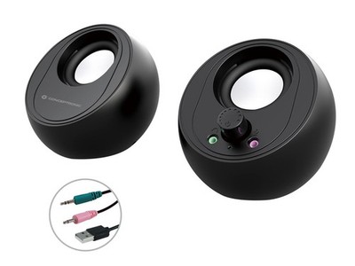 Conceptronic BJORN01B Bjorn 2.0-Channel Computer  Speaker With Bluetooth, 10 ~E~