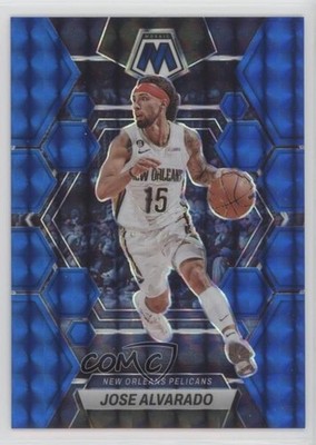 2022-23 Panini Mosaic Blue Mosaic Prizm 150/199 Jose Alvarado #185 1pe9