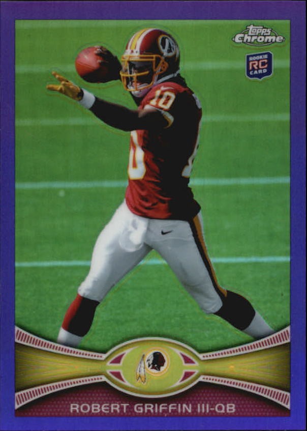 2012 Topps Chrome Purple Refractors #200 Robert Griffin III /499 - NM-MT