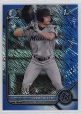 2022 Bowman Chrome Prospects Blue Shimmer Refractor 3/150 Brady Allen 0xk7