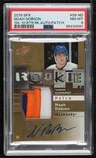 2019-20 SPx 2009-10 Retro Rookie Jersey 11/25 Noah Dobson PSA 8 Patch Auto 10el