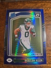 2024 Panini Donruss Optic Rated Rookie Braelon Allen #211 Blue Hyper Prizm