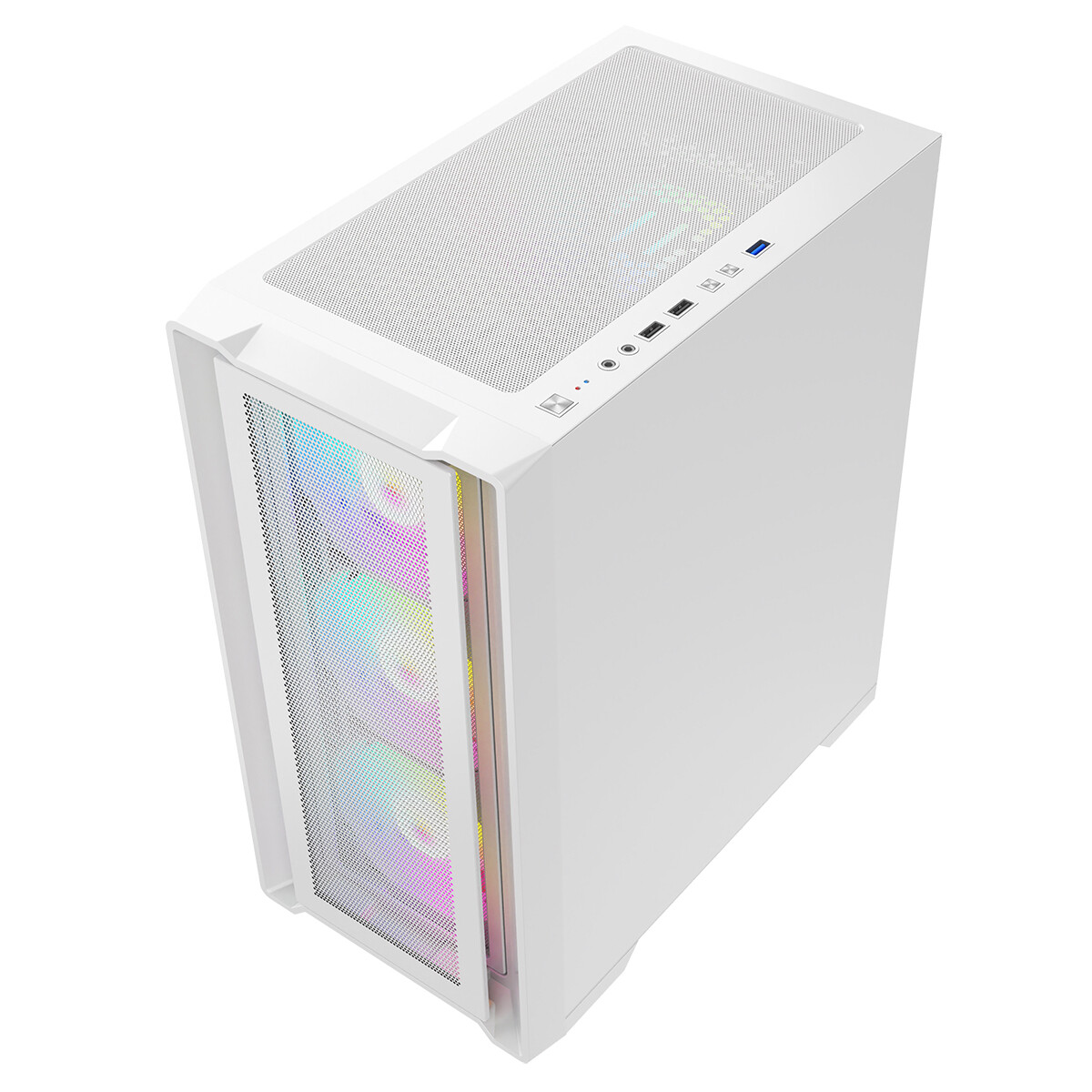 CiT Vento Case Black MicroATX Chassis w/ Tempered Glass 4x 120mm 