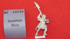 Warhammer Bretonnian Men at Arms with Halberd Figure Halberdier Bretonnia OOP GW