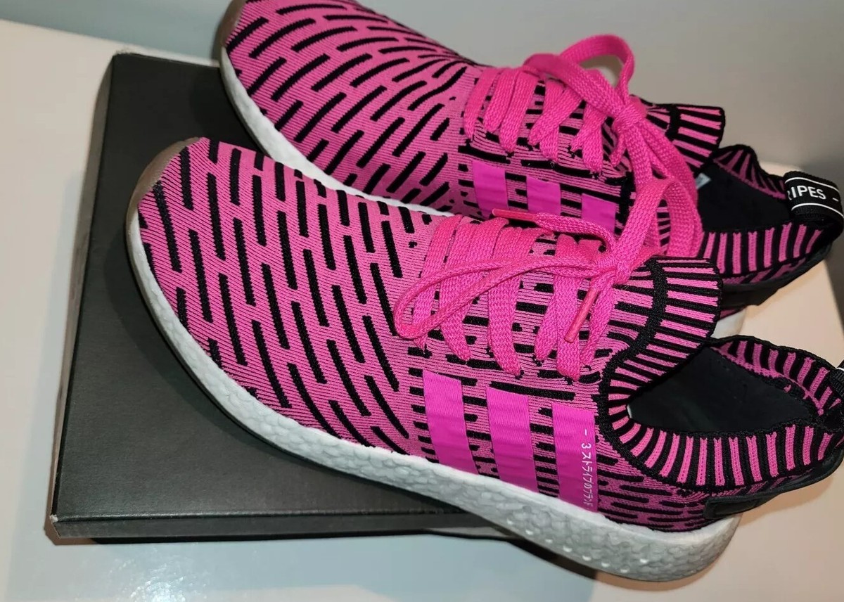 NEW Adidas NMD R2 PK Primeknit Japan Shock Pink Boost Shoes