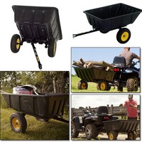 Heavy Duty Utility Cart Lawn Tractor Atv Trailer Garden Yard Wagon Dump Outdoor Heavy Duty Utility Cart Lawn Tractor Atv Trailer Garden Yard Wagon Dump Outdoor