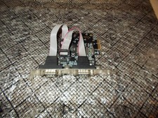 Syba SD-PEX15022 Dual Port PCI-E X1 Serial Port Adapter Card