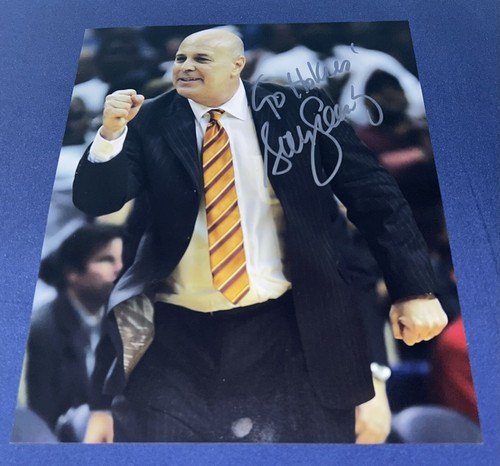 SETH GREENBERG SIGNED 8X10 PHOTO VIRGINIA TECH HOKIES VT BASKETBALL AUTOGRAPH