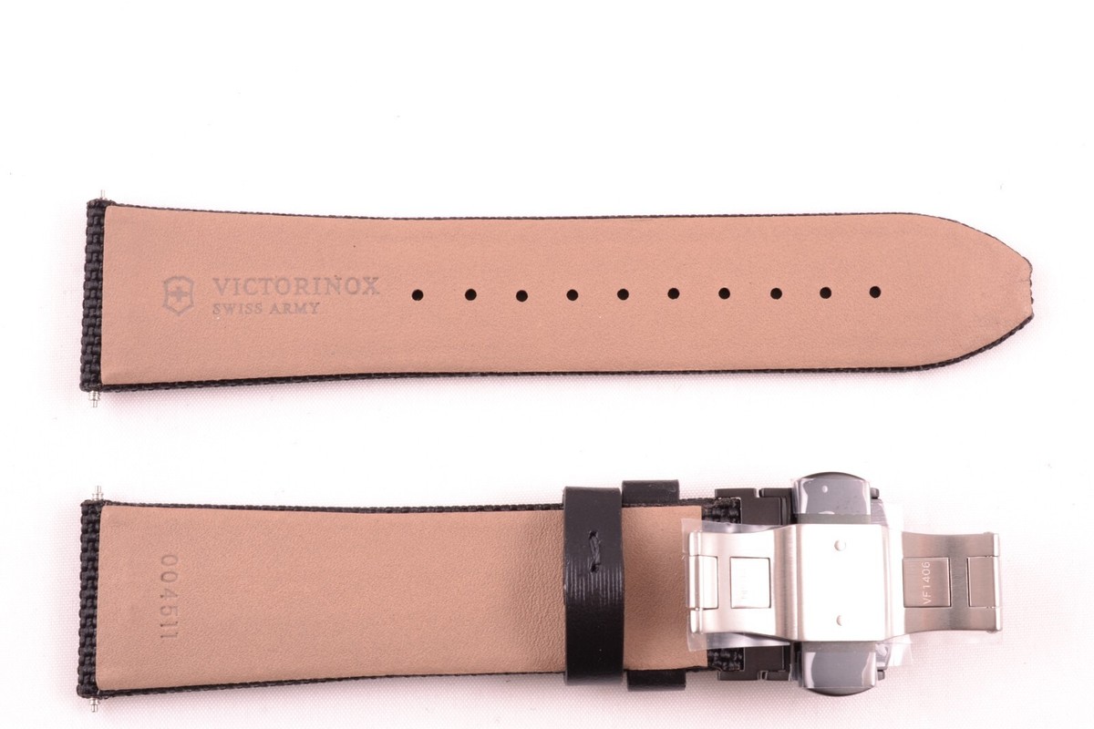 Victorinox Swiss Army 004511 Black Performex/Leather Strap