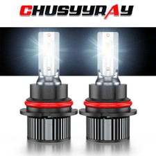 9007/9004 6500K LED Headlight High Low Beam Bulbs For Ford F150 F250 1987-1991