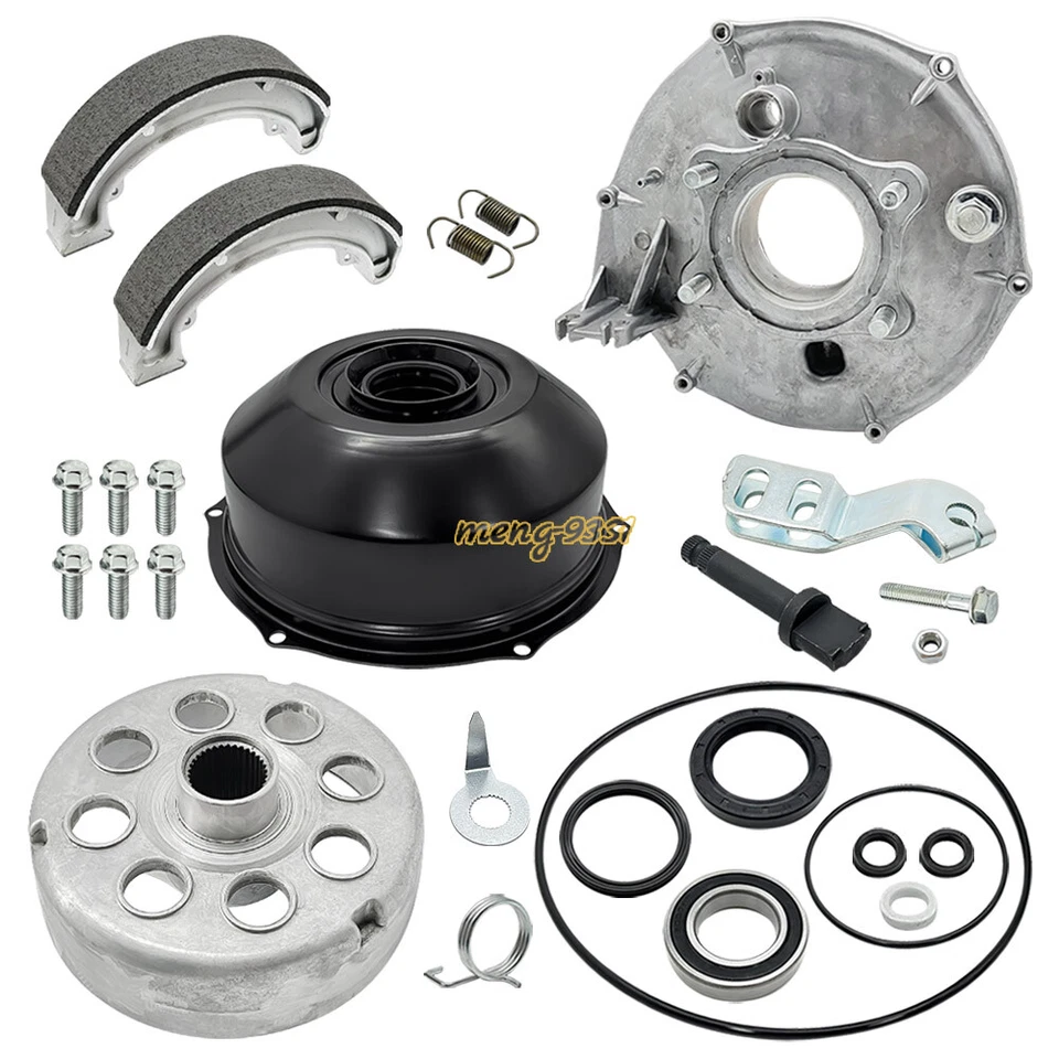 Rear Brake Plate Cover&Drum Hub Shoes Set For Honda FourTrax 300 TRX300 TRX300FW - Image 2 of 4
