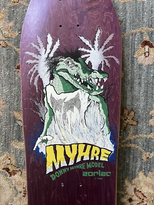 廃盤！！Track's - mogake デモ Vintage NOS OG Zorlac Donny Myhre Gator Skateboard deck Pushead
