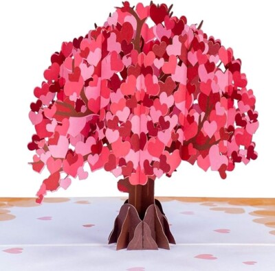 3D Pop-Up Love Card   Heart Tree for Your Loved Ones