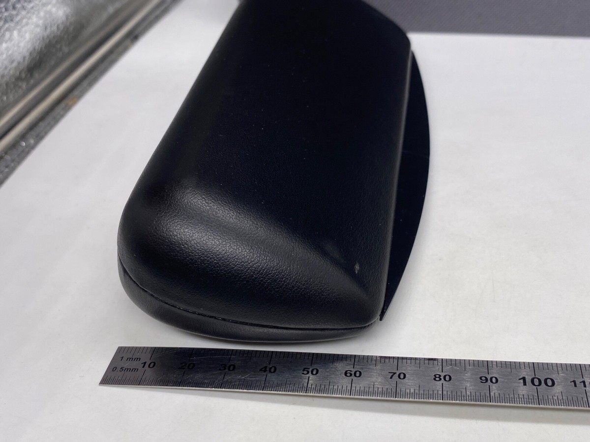 Vera Wang Brillenetui Hartschale groß schwarz Leder optik Vera Wang Brillenetui Hartschale groß schwarz Leder optik