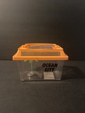 Reptile Carrier Mini Tank .3 Gal Clear Lid 7x4.3x5