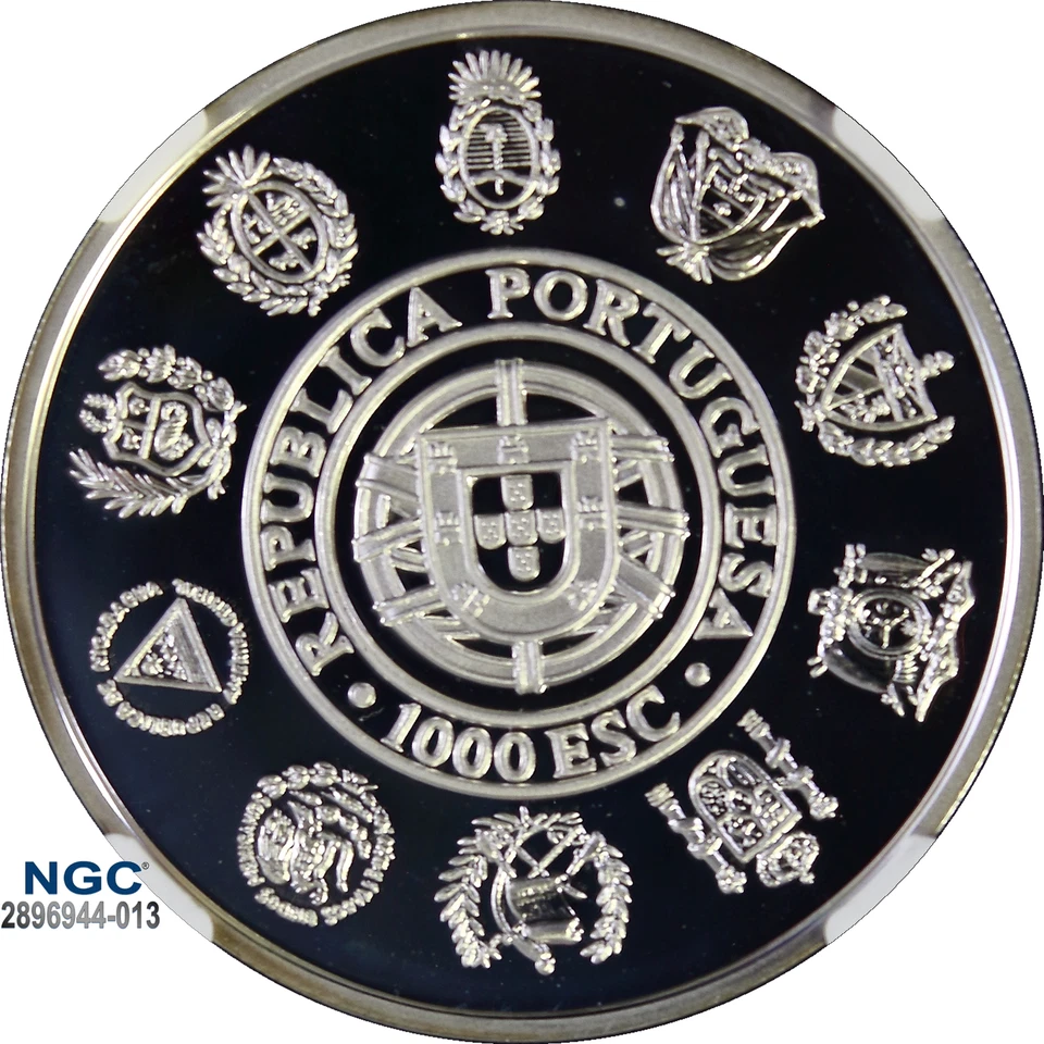 1994INCM Portugal S1000E Iberian Wolf NGC PF 69 UC - Image 2 of 4