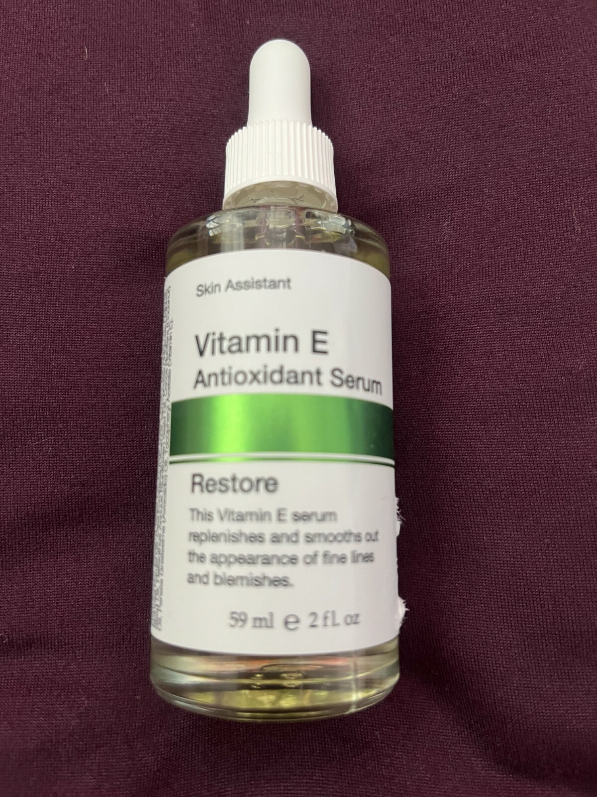 SKIN ASSISTANT VITAMIN E ANTIOXIDANT SERUM RESTORE VITAMI E REPLENISHES