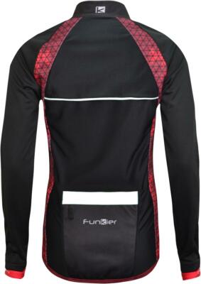 Funkier Tornado Damen Pro Microfleece/TPU Jacke in Schwarz/Merlot Größe S |