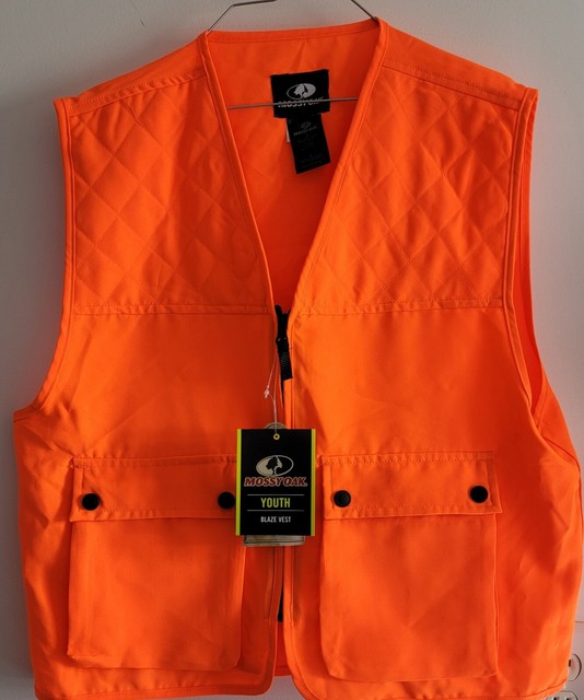 Mossy Oak Safety Orange Hunting Vest 
