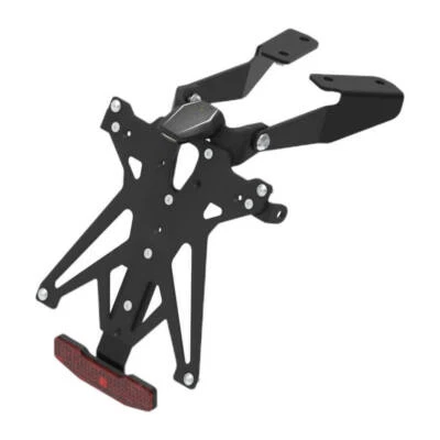 Set Support Plaque D'Immatriculation Réglable LIGHTECH A1 pour Kawasaki 300 Zx - Photo 1/4