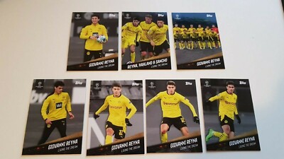 Topps 2021 Giovanni Reyna American Dream Living The Dream Komplett Set 7 Karten