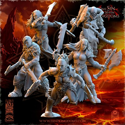 Realms of Mayhem Barbarian Razors V2(x5)/Dungeons and Dragons/Beholder
