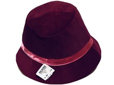 Wilsons Leather Pelle Studio Women  s 100 Polyester One Size Burgundy Hat